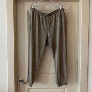 Girlfriend Collective ReSet Brown Space Dye Soft Joggers Sweats Loungewear Comfy